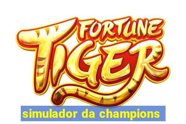 simulador da champions